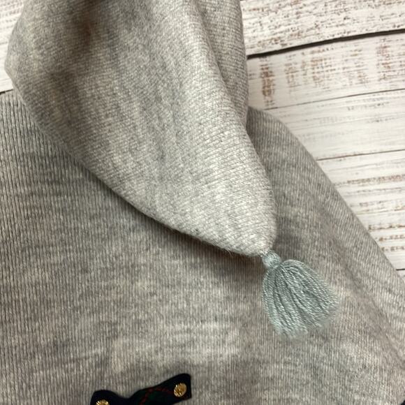 PIccolo Baby Reversible Hooded Poncho 9 m-2T Plaid - Picture 7 of 10